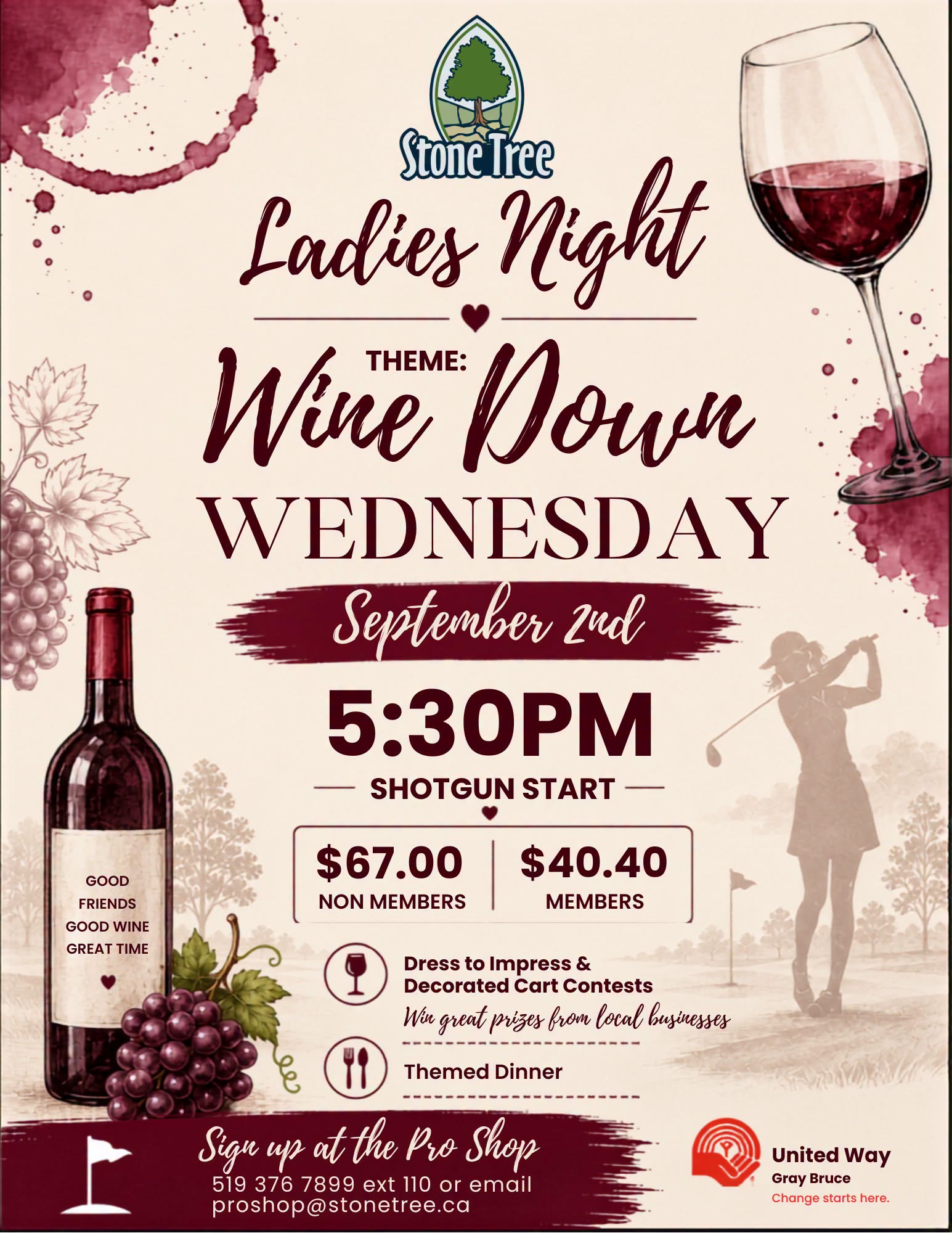 Event image Wine Down Wednesday - Ladies Night At Stone Tree